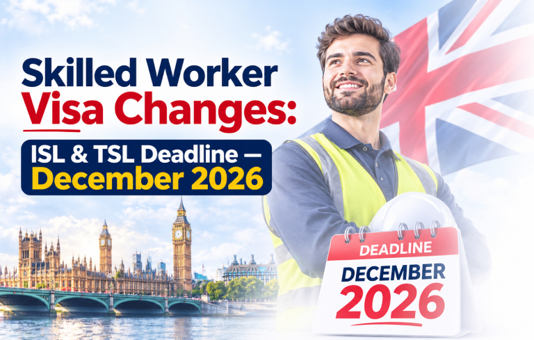 Skilled Worker Visa Changes: ISL & TSL Deadline — December 2026